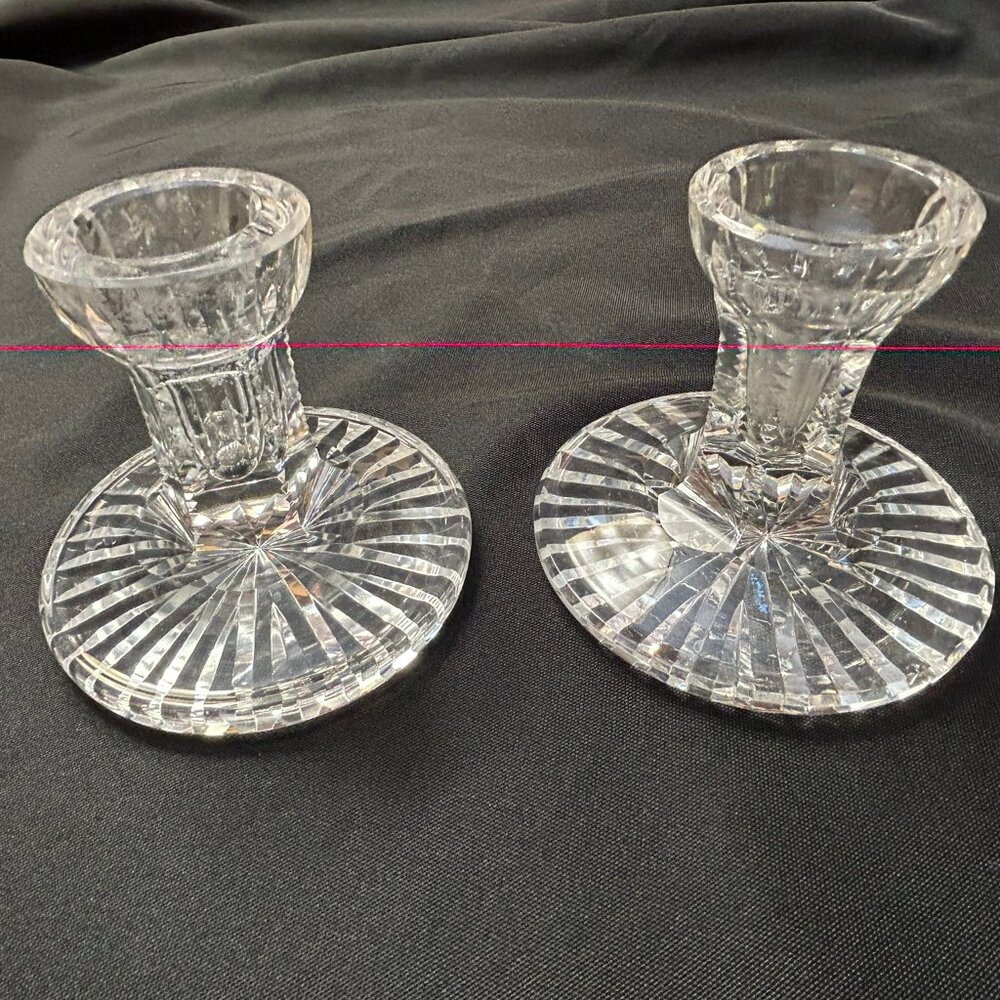 Two Waterford Candlesticks